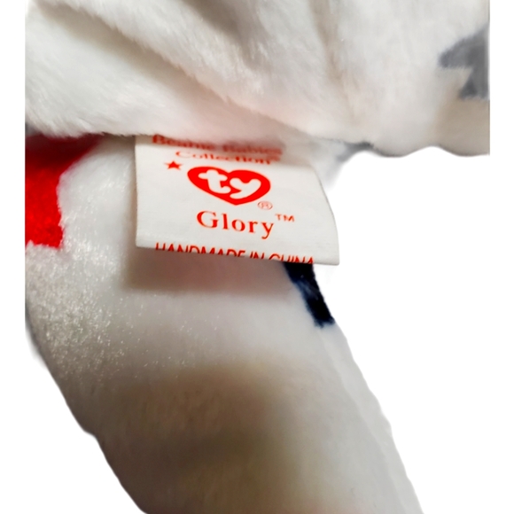 Ty USA 'Glory' Beanie Baby Bear - Picture 6 of 10